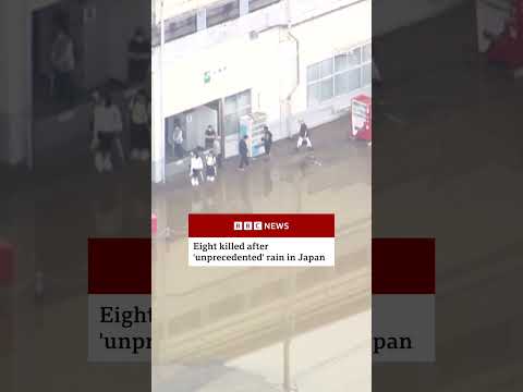 At least eight people killed after ‘unprecedented’ rain in Japan. #Chiba #Japan #Flooding #BBCNews