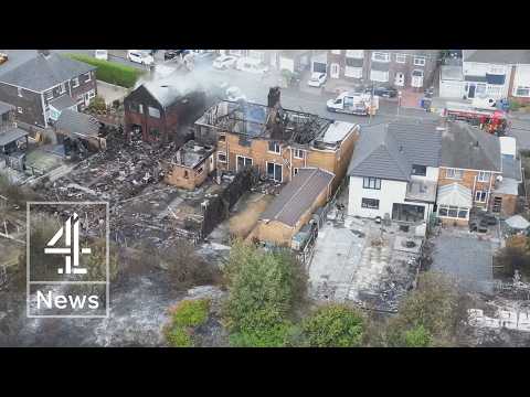 UK now ‘a tinderbox’ as wildfires destroy homes in West Midlands