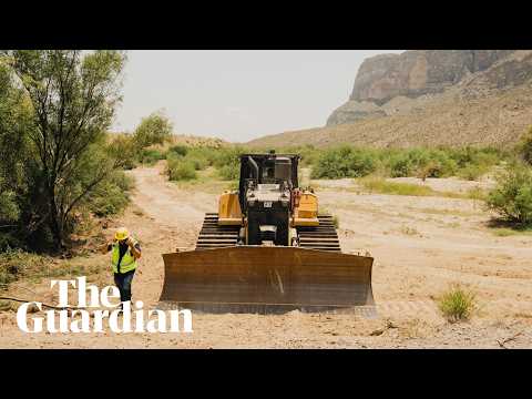 Bulldozers tear through Big Bend national park as Trump’s border work pushes ahead