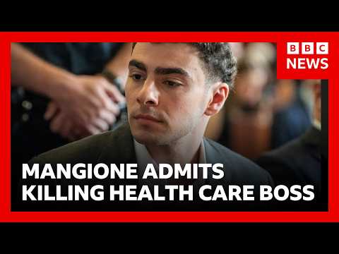 Luigi Mangione admits killing healthcare boss – victim’s family condemn ‘heinous act’ | BBC News