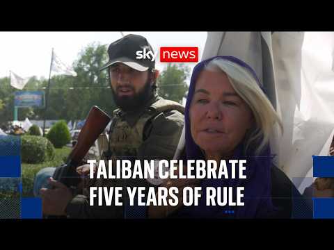 Afghanistan’s streets fill with Taliban celebrations while women are banned from public life