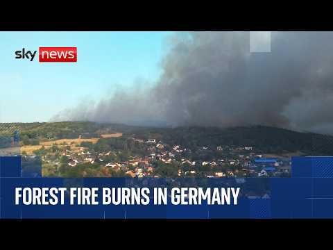 Wildfire continues to burn in Germany – with whole village evacuated