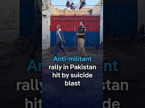 Anti-militant rally in Pakistan hit by suicide blast | DW News