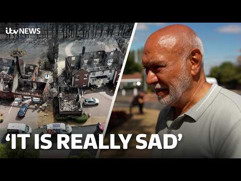 Residents return to homes in Stourbridge after apocalyptic fires tore through entire community