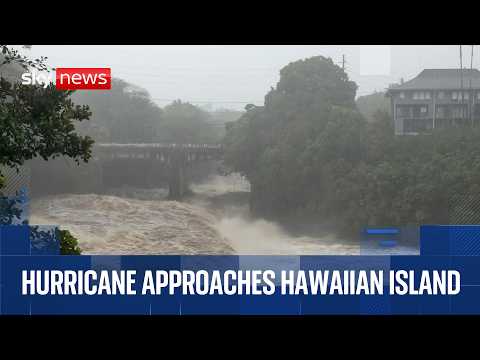 Hurricane Lala approaches Hawaiian island