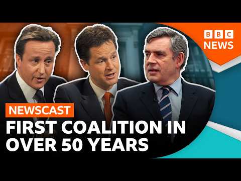 The 2010 coalition talks Old Newscast: who would form the government? | BBC Newscast