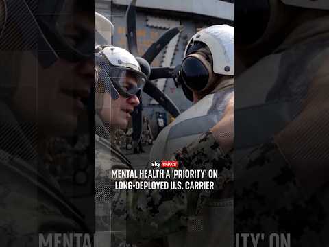 Mental health a ‘priority’ on long-deployed US carrier