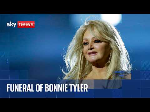 Fans gather with friends and family for Bonnie Tyler’s funeral