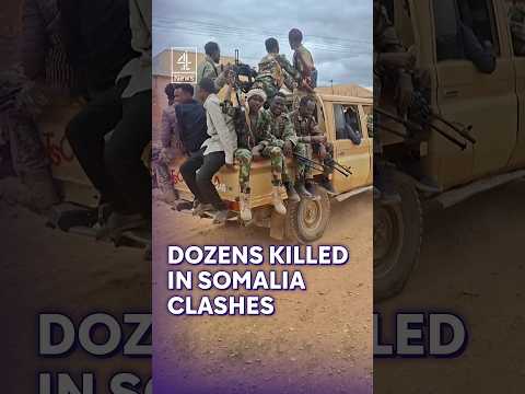 Fighting between central government troops and opposition forces in Somalia