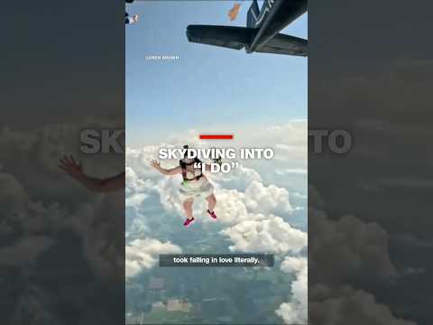 Skydiving into “I do”