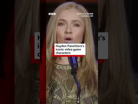 Hayden Panettiere’s iconic video game characters. #HaydenPanettiere #BBCNews