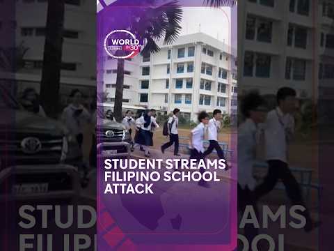 Student livestreams school shooting attack in Philippines