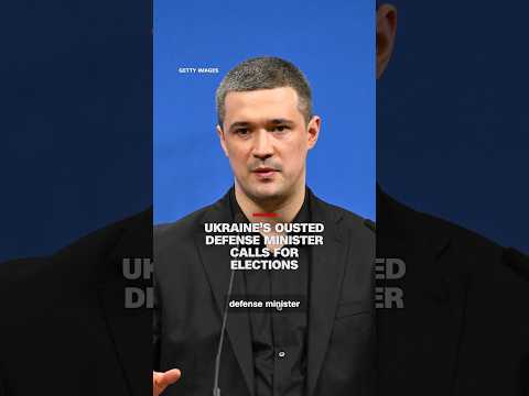 Ukraine’s ousted defense minister calls for elections
