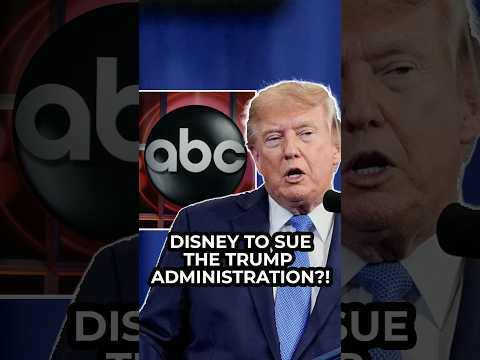 Disney to take legal action against the Trump administration?!