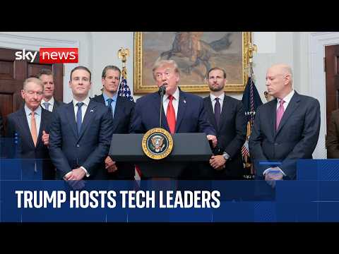 Trump hosts tech leaders at the White House