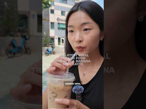 Social media is obsessed with this Korean banana milk latte