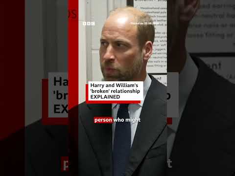 Harry and William’s ‘broken’ relationship explained. #RoyalFamily #BBCNews