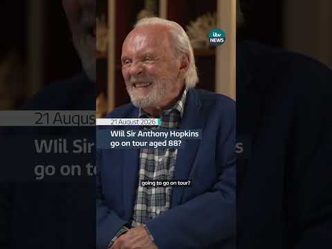 Will Sir Anthony Hopkins go on tour? The actor is releasing his first album aged 88.