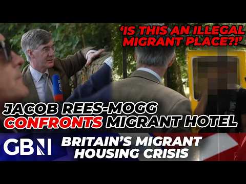 Jacob Rees-Mogg CONFRONTS migrant hotel staff at LUXURY accommodation – ‘When are you closing?!’