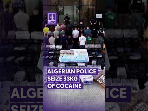 Algerian police seize over 33kg of cocaine and 10 million psychiatric pills
