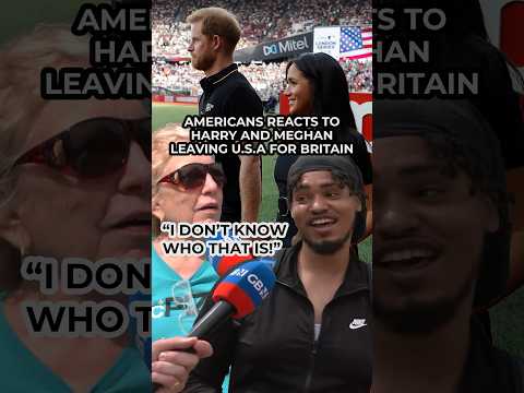 Americans REACT to Harry and Meghan LEAVING USA for Britain