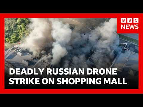 Deadly Russian attack on shopping mall – 15 dead and 130 injured in double drone strike | BBC News