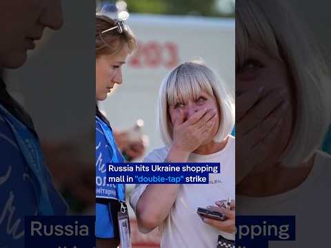 Russia hits Ukraine shopping mall in ‘double-tap’ strike | DW News