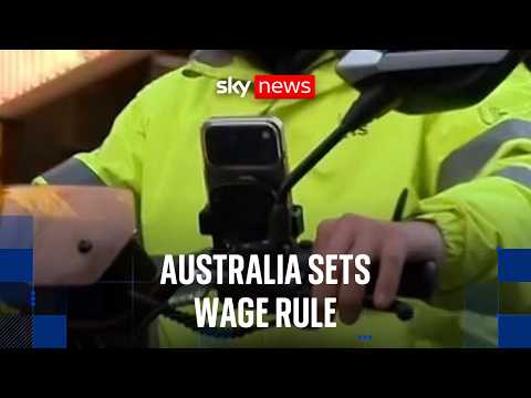 Australia sets minimum wage rule for food delivery drivers – should the UK follow?