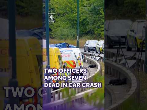 Two police officers among seven killed in car crash