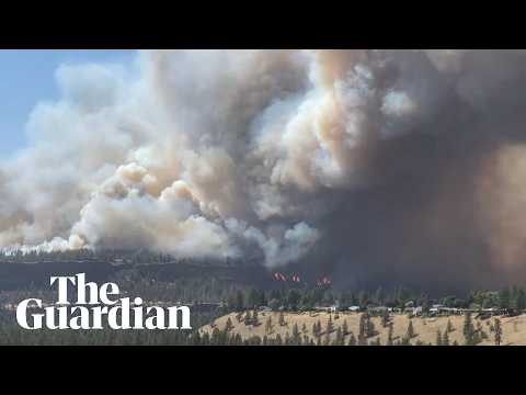 Wildfires hit eastern Washington state during ‘extraordinary season’