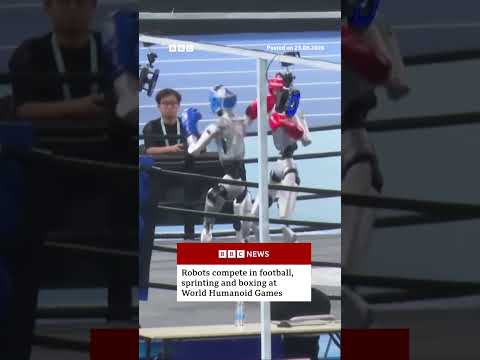 666 teams are competing in this year’s games. #Robots #China #BBCNews