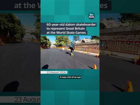 60-year-old slalom skateboarder to represent Great Britain at the World Skate Games in Paraguay