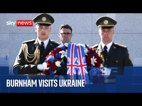 Zelenskyy hosts Burnham in Kyiv to mark Ukraine’s independence