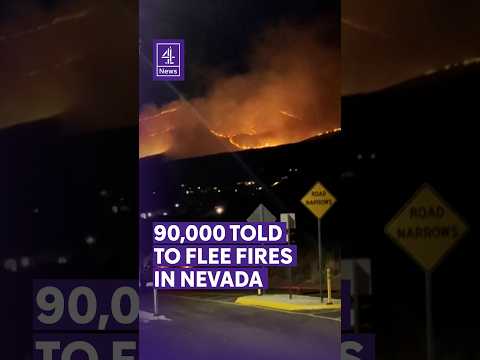 90,000 urged to leave Reno as wildfire reaches U.S. city