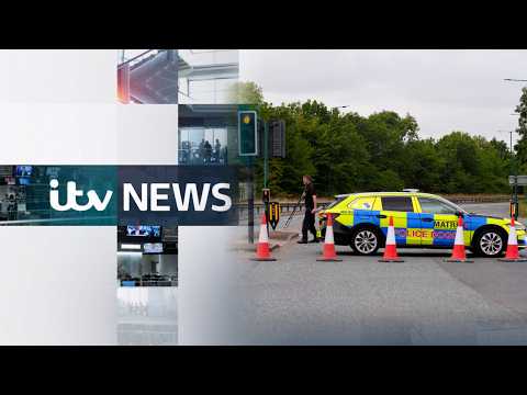 Twelve arrested after A66 crash that killed two police officers – watch ITV Evening News