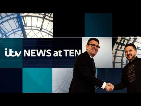 Burnham makes first trip as PM to Ukraine – Watch ITV News at Ten