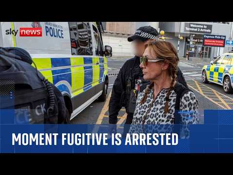 WATCH: Moment fugitive fraudster is arrested ahead of six-year jail sentence