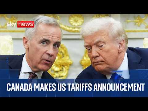 Canada makes announcement on measures to hit back at Donald Trump tariffs