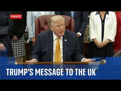 Trump urges UK to reopen North Sea oil production and crack down on illegal migration