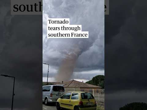 Tornado tears through southern France