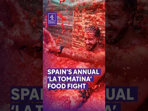 Thousands participate in Spain’s annual ‘La Tomatina’ food fight