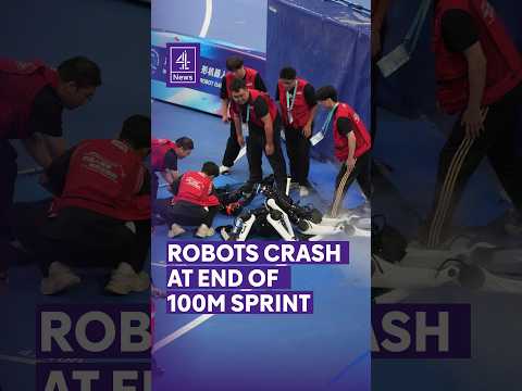 Robots crash spectacularly as record-breaking ‘Olympics’ comes to a close
