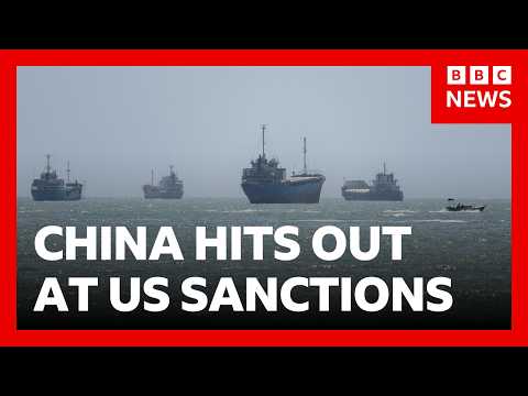 China hits out at ‘illegal’ US sanctions on Iran and trading partners | BBC News
