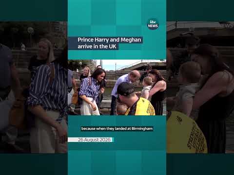 Prince Harry and Meghan arrive in the UK