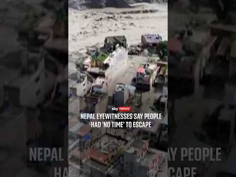 Nepal eyewitnesses say people had ‘no time’ to escape