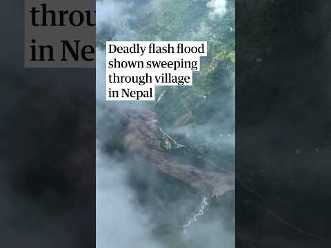 Deadly flash floods sweeps through village in Nepal
