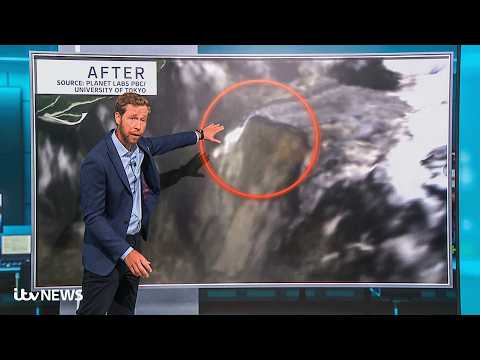 Satellite images show immense scale of Nepal flash flooding