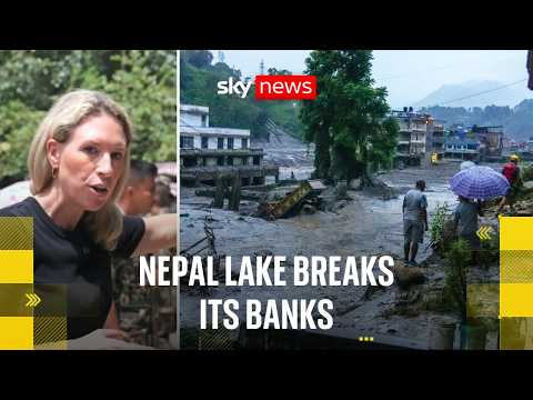 Dammed lake bursts its banks as Nepal flood fears grow
