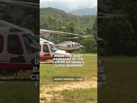 Inside the army barracks at the center of Nepal’s flood response