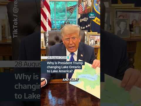 US President Donald Trump has signed an executive order, renaming Lake Ontario, to Lake America.